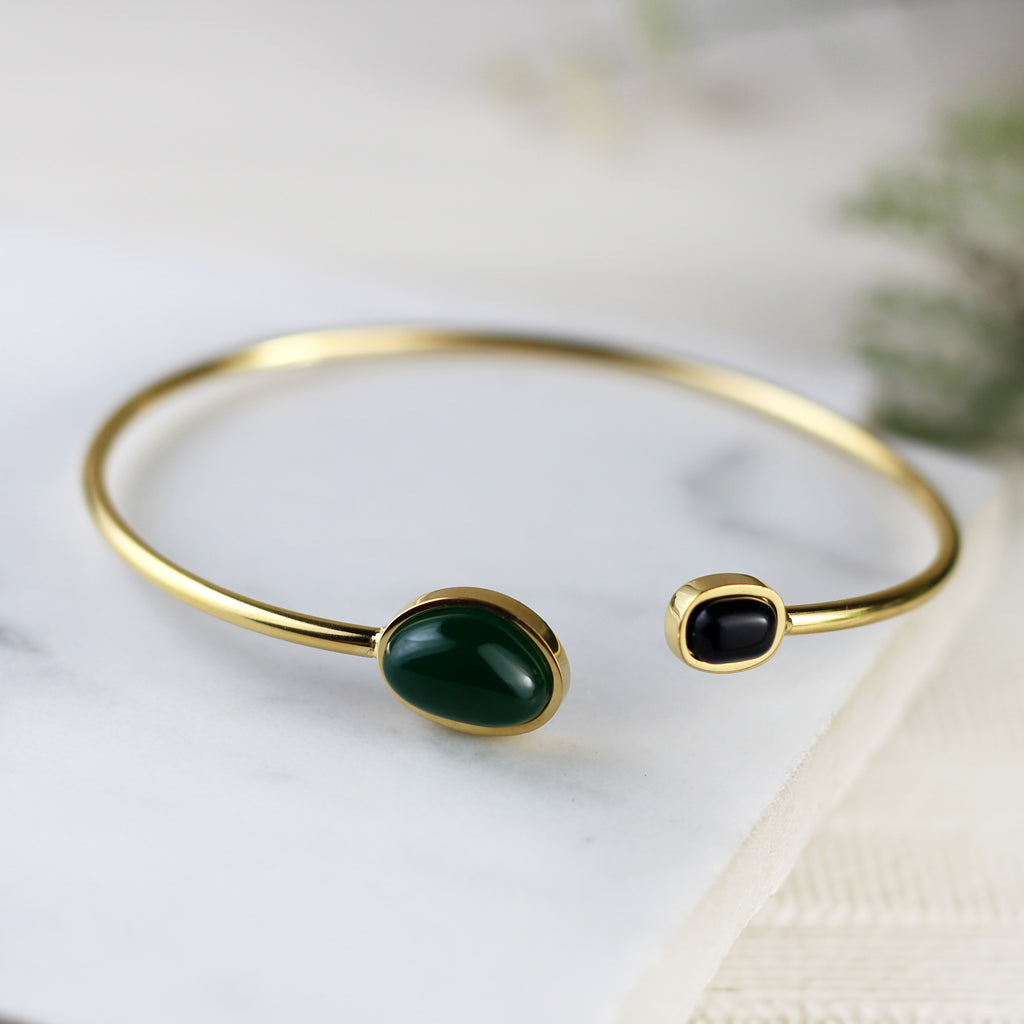 Statement Gold Plated Cuff Bangle