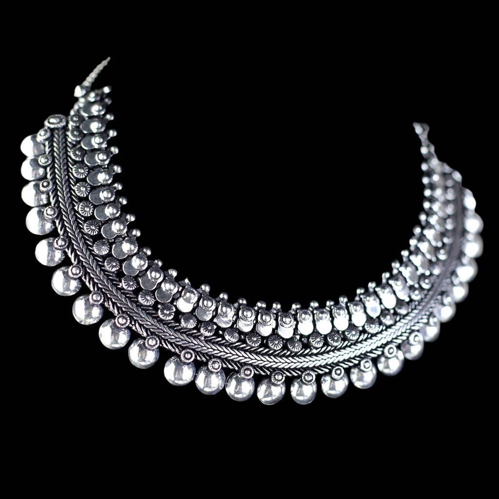 Tribal Silver Necklace