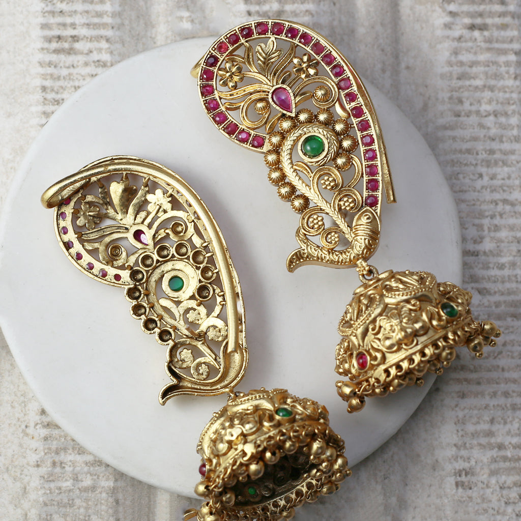 Multicolour Statement Bridal Jhumke I Earring