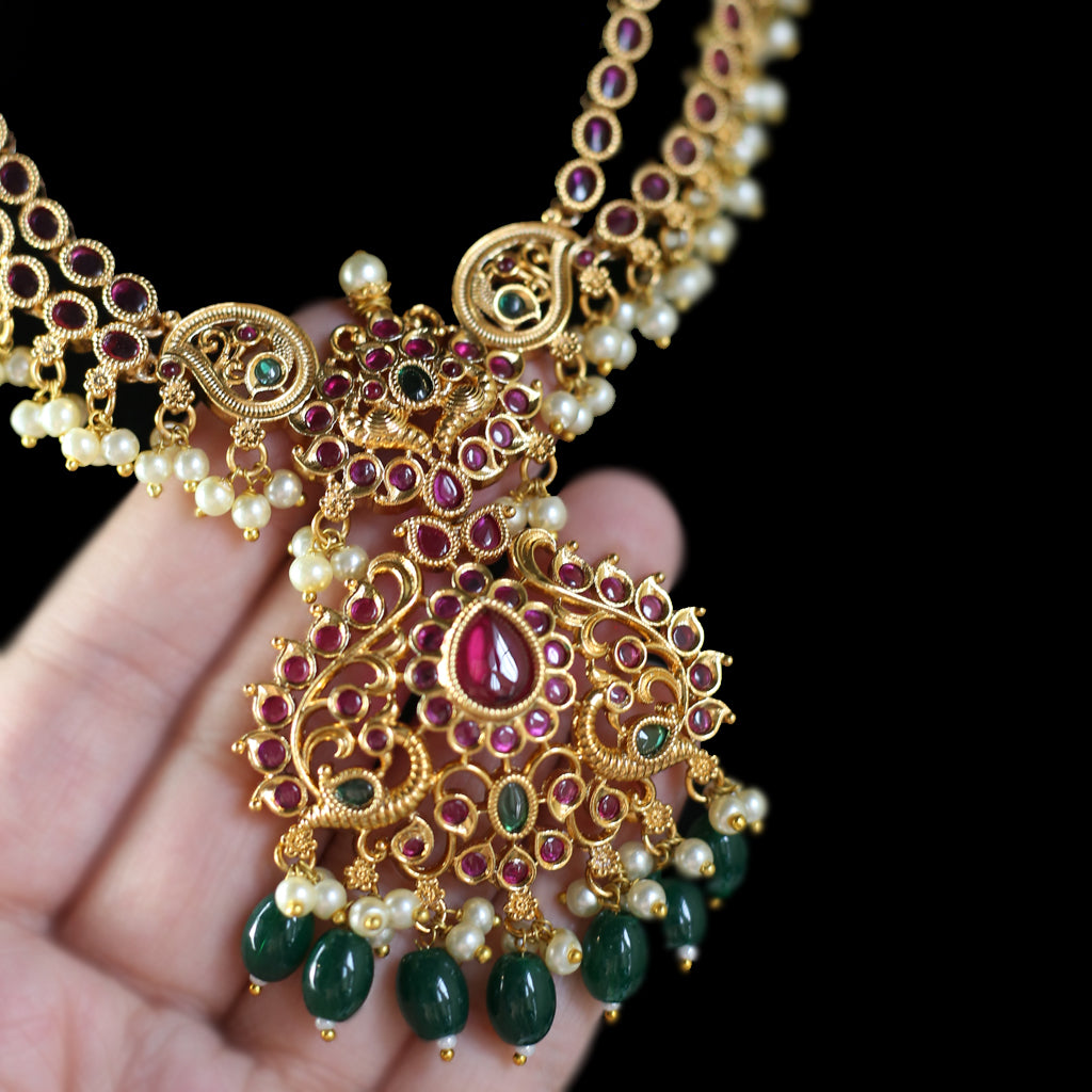 Multicolour Layered Necklace - Rabal