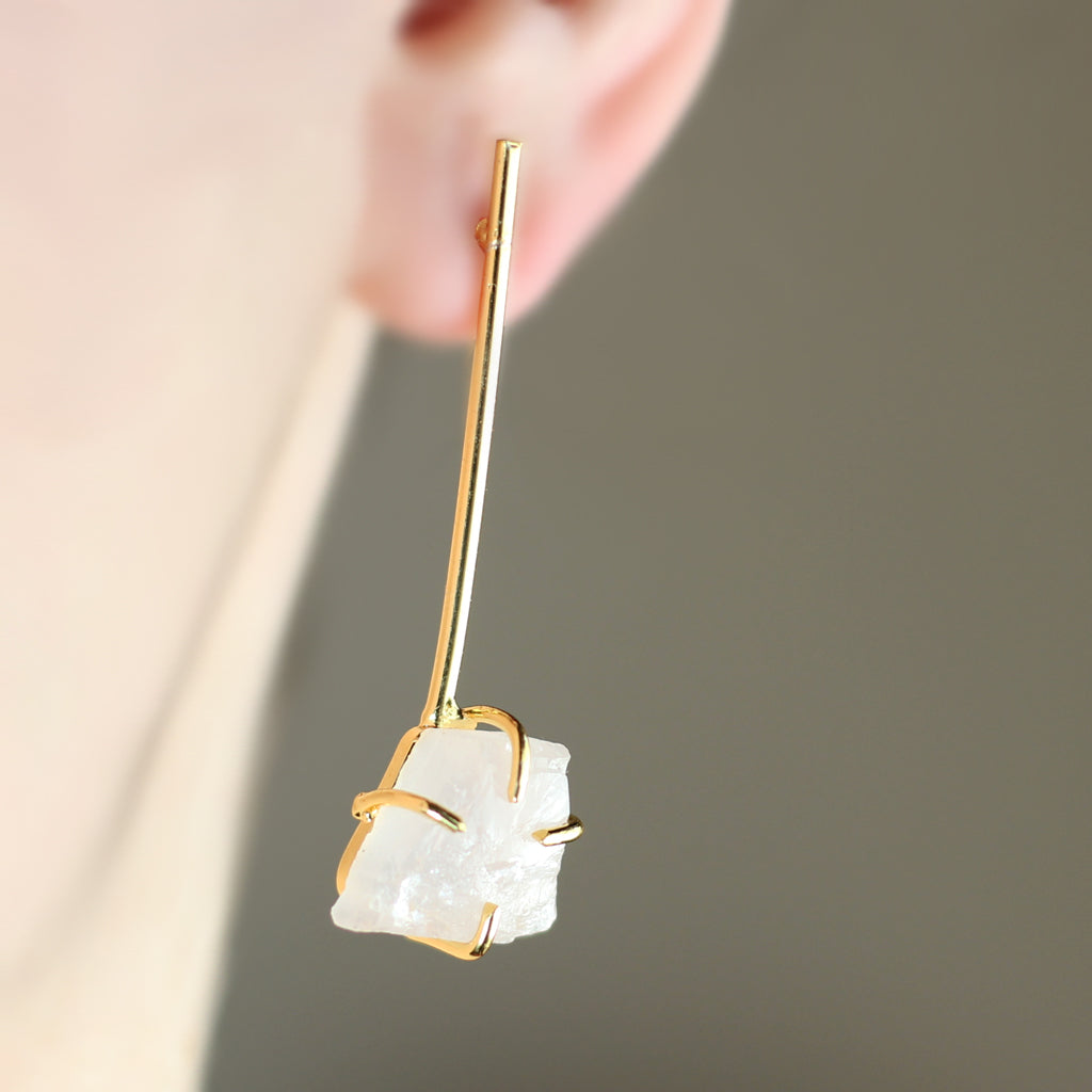 Statement Stone Drop Earring