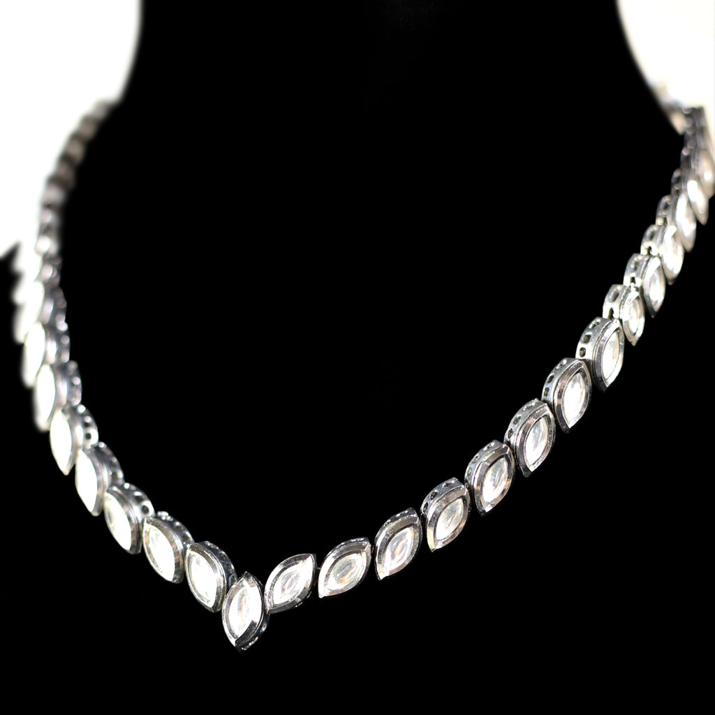 Black Kundan Necklace - Rabal