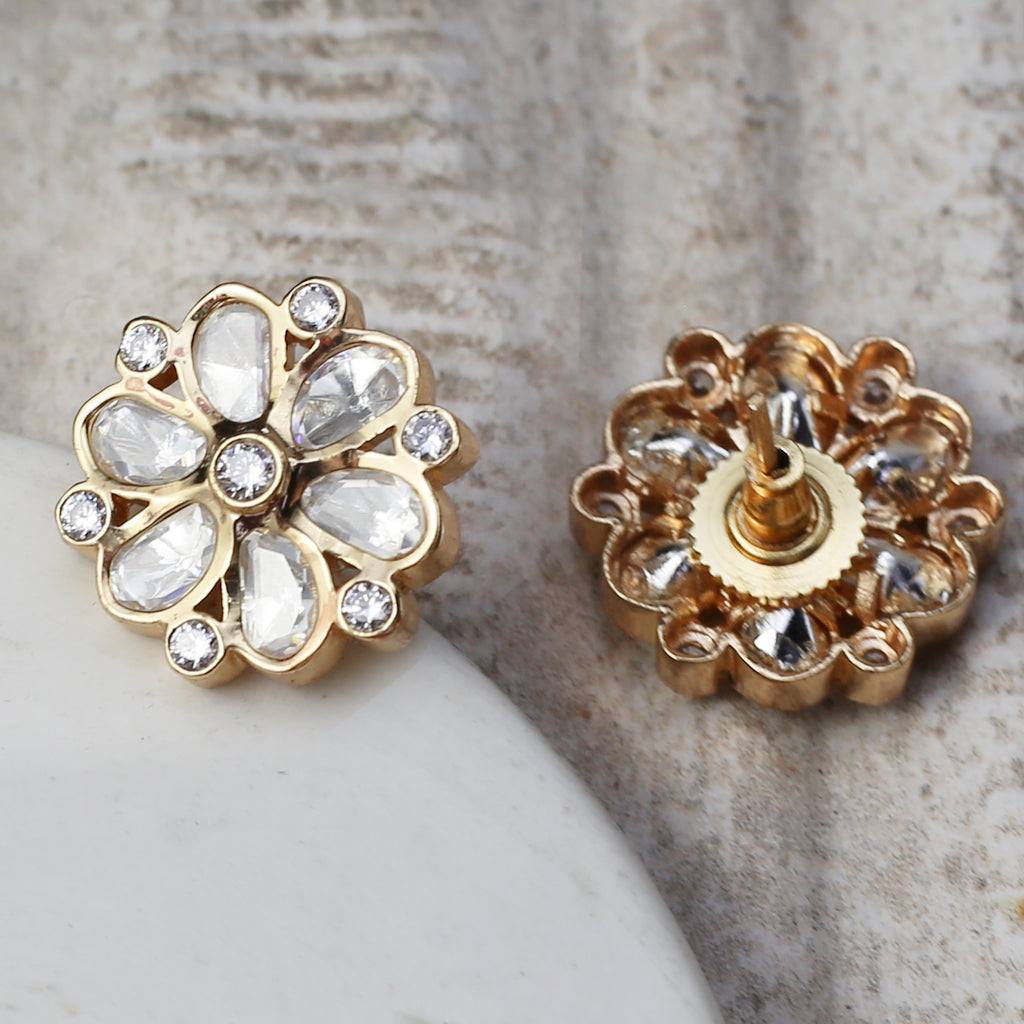 Kundan Double Layer Earring