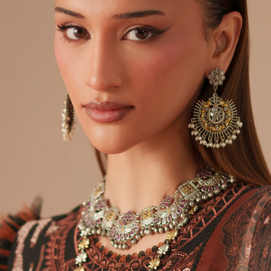 Ruby Tribal Necklace - Rabal