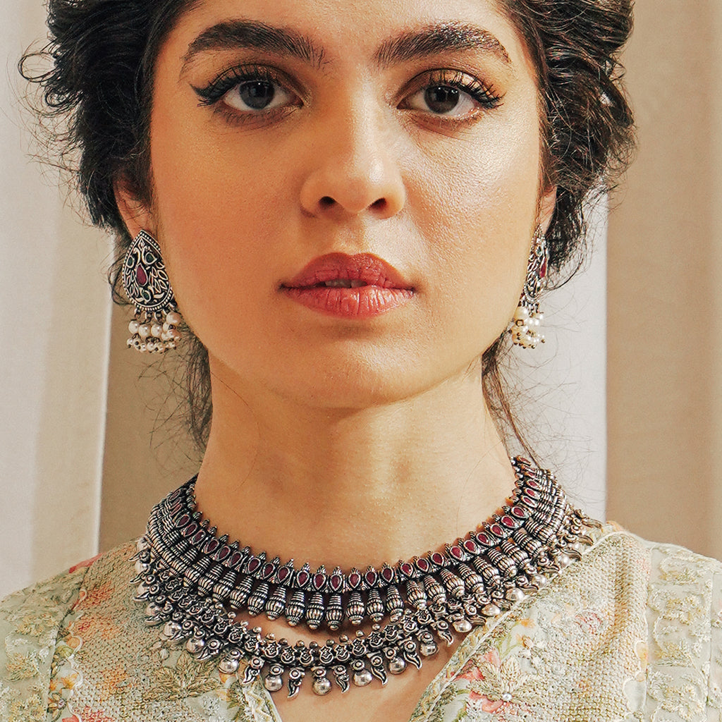 Ruby Tribal Necklace