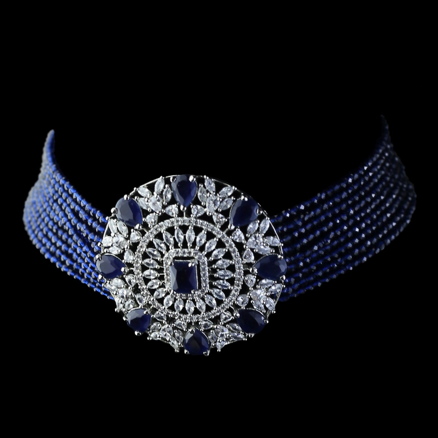Statement Zircon Blue Choker
