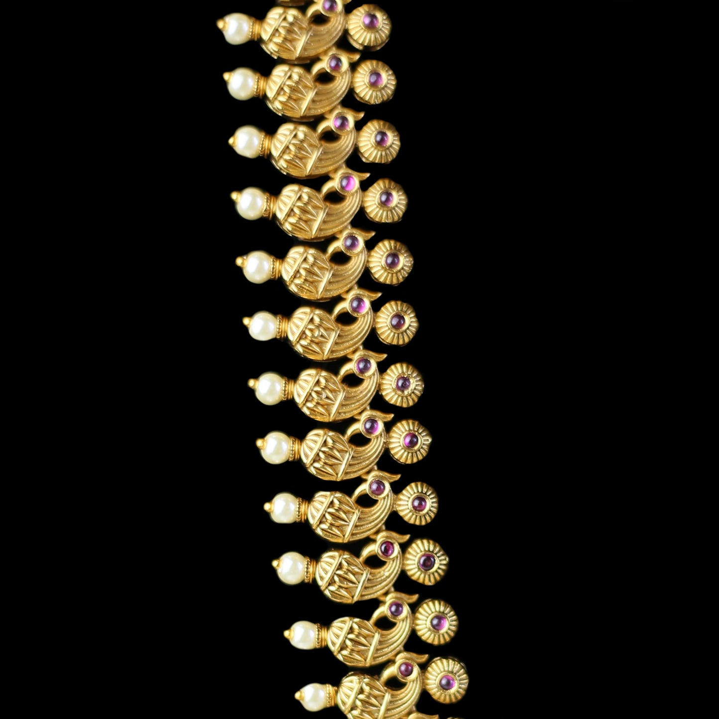 Ruby Statement Long Bird Mala