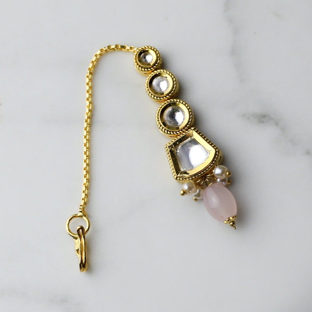 Kundan Pink Tika