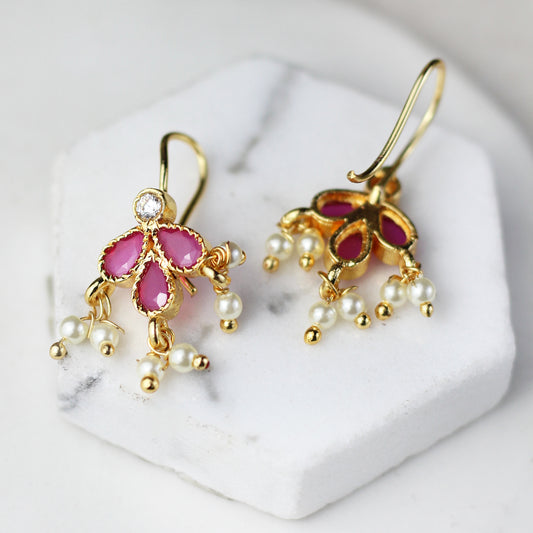 Three Leaf Hook Earring - Rabal