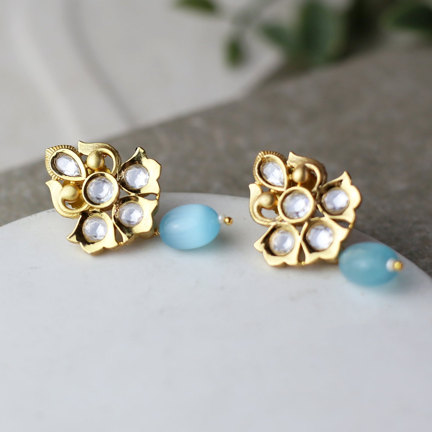 Bird Blue Drop Earring