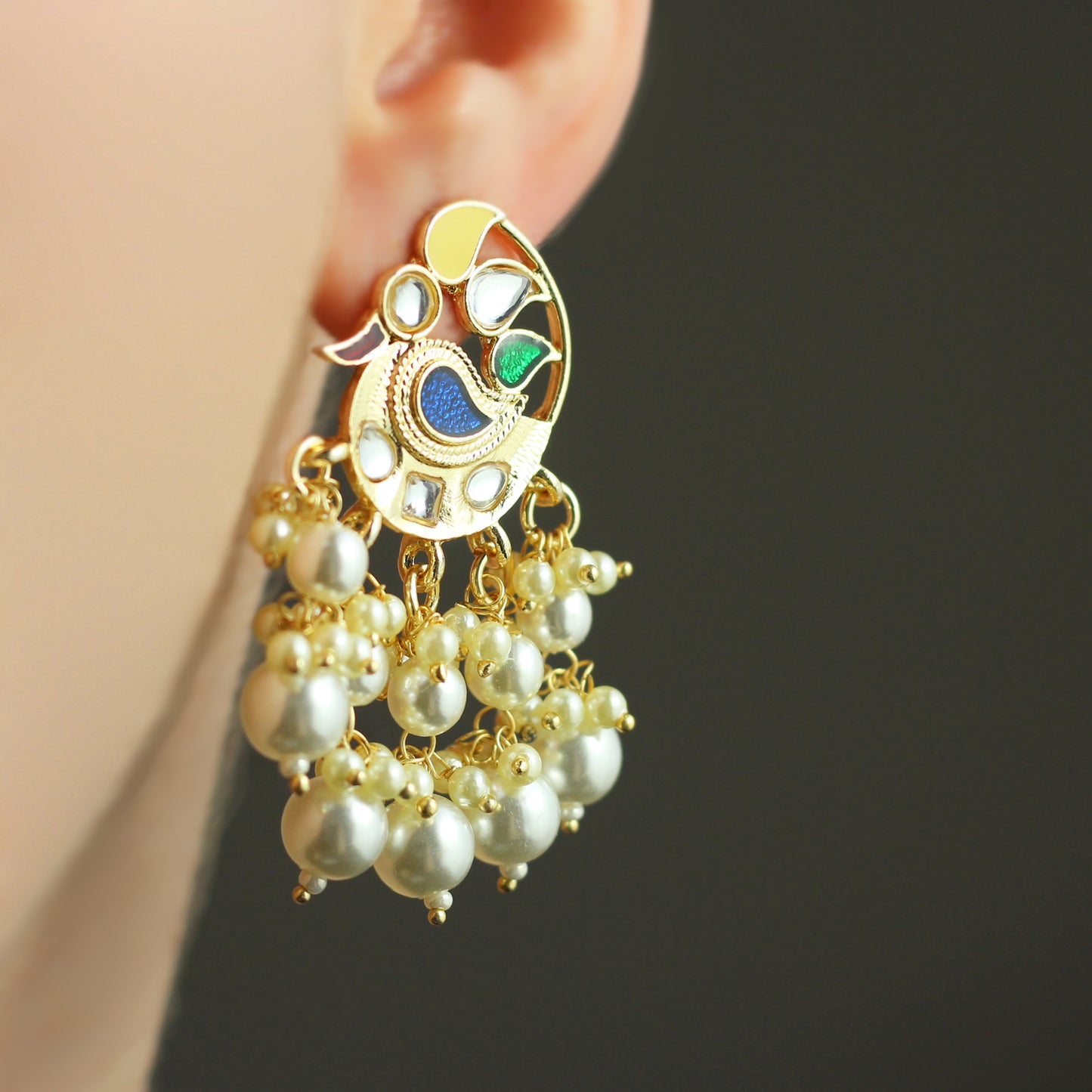 Bird Yellow Drop Earring