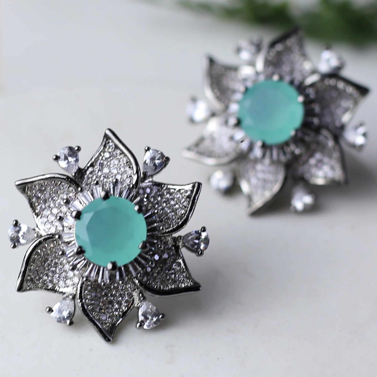 Statement Flower Stud Earring