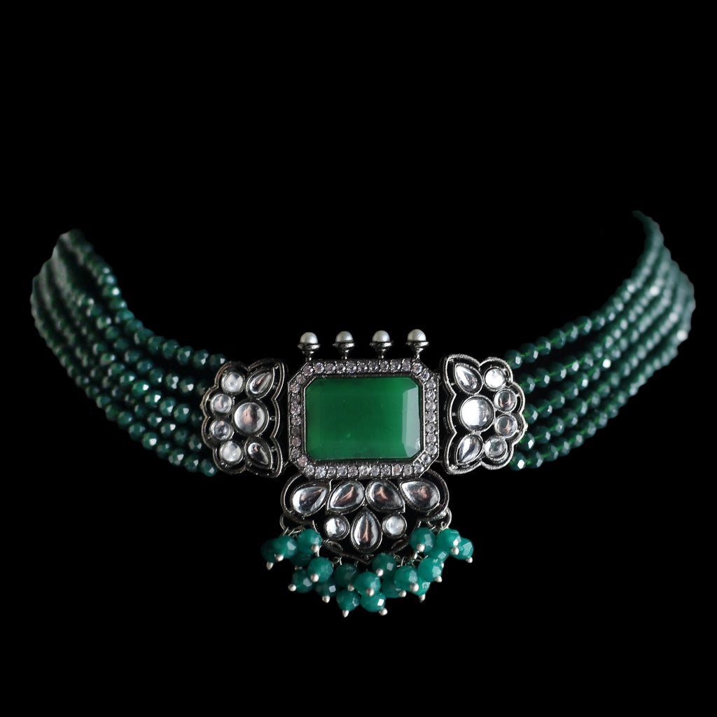 Green Statement Tribal Choker