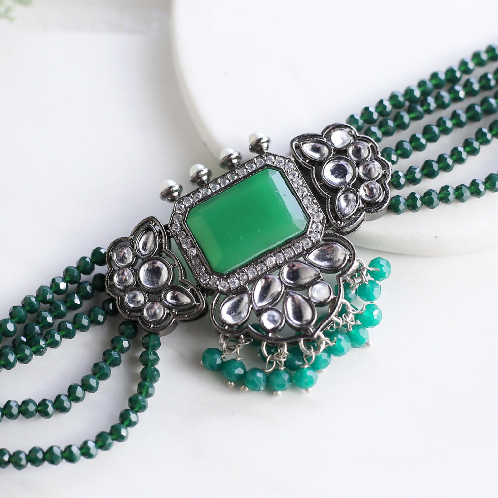 Green Statement Tribal Choker