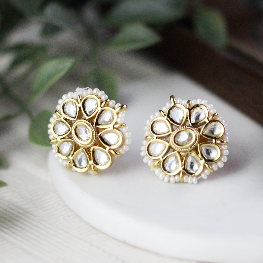 Kundan Stud Earring