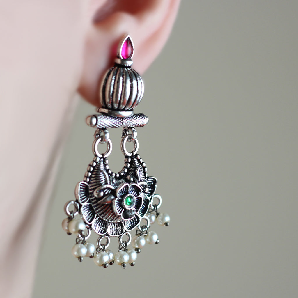 Tribal Multicolour Drop Earring