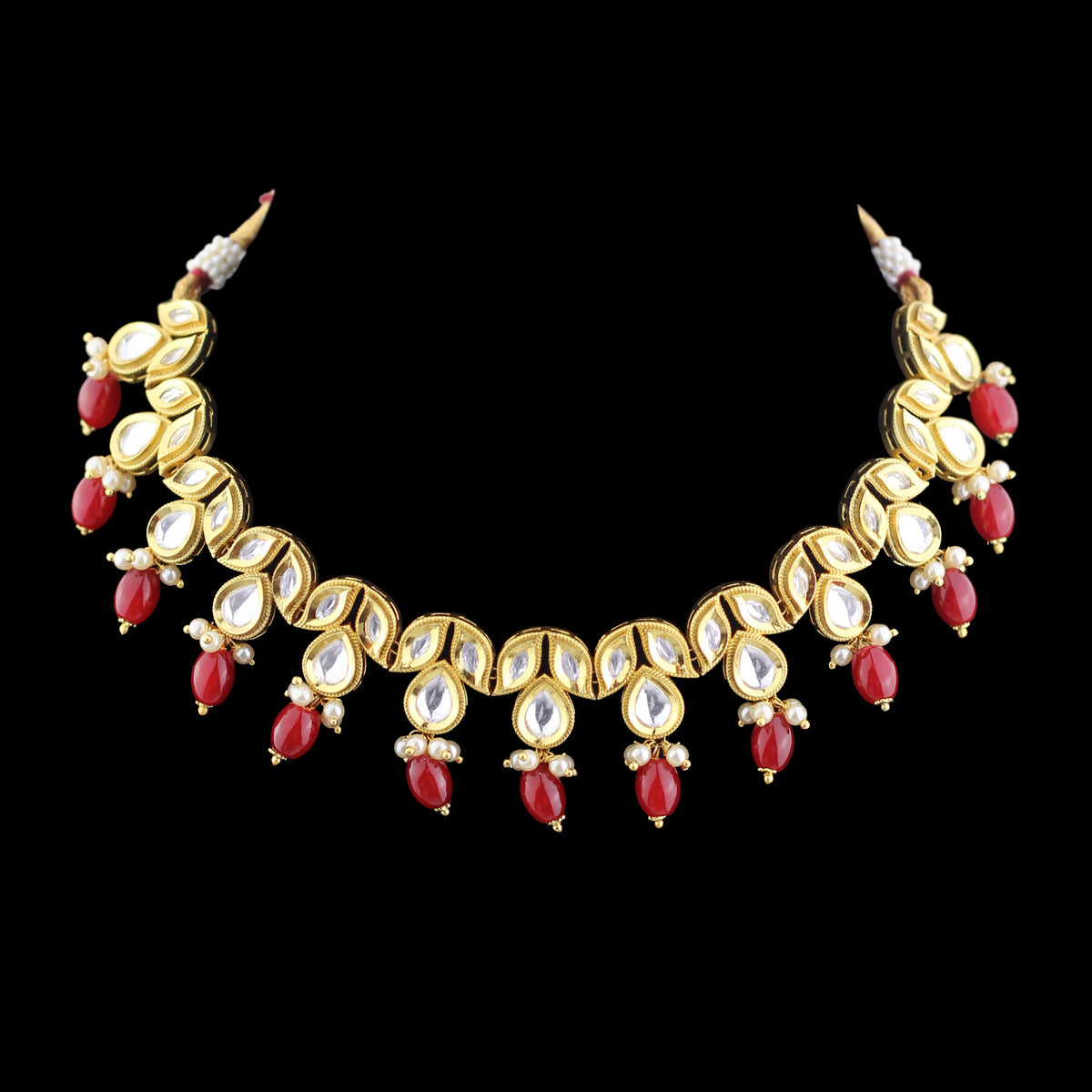 Red Rabal Red Kundan Necklace – Rabal