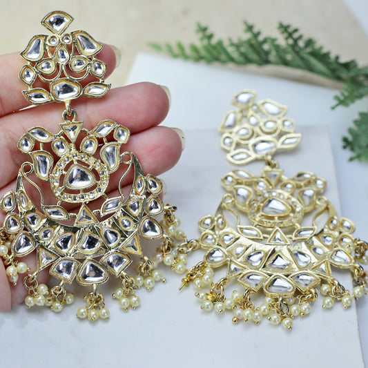 Pearl Statement Drop Earring - Rabal