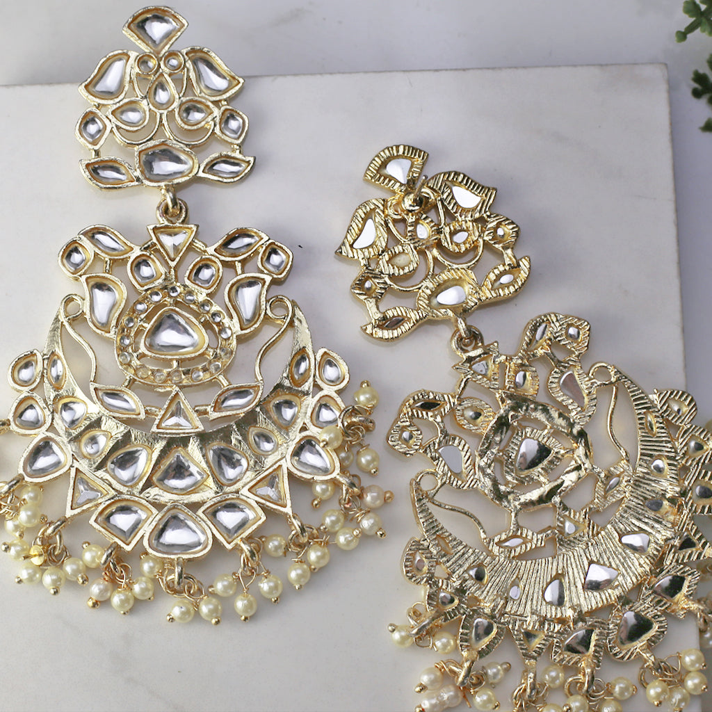 Pearl Statement Drop Earring - Rabal