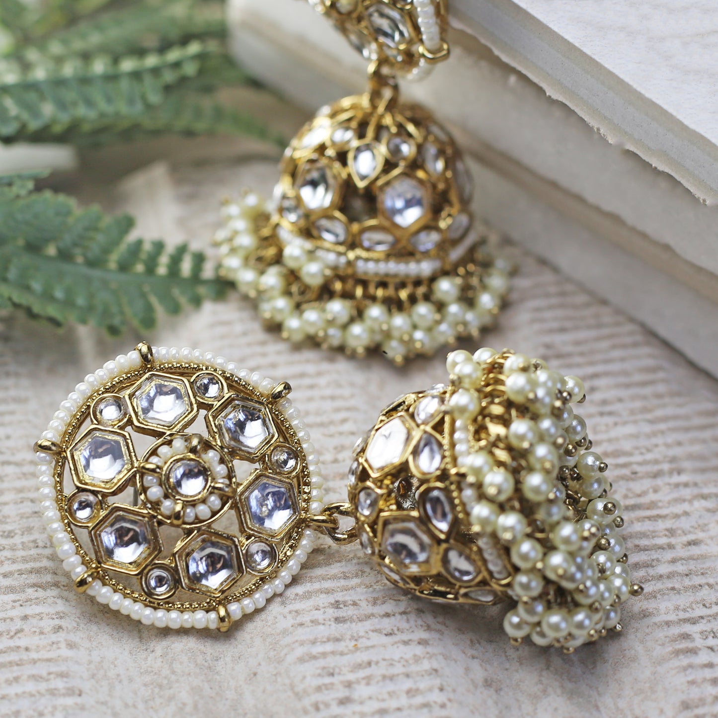 Antique Drop Jhumke I Earring