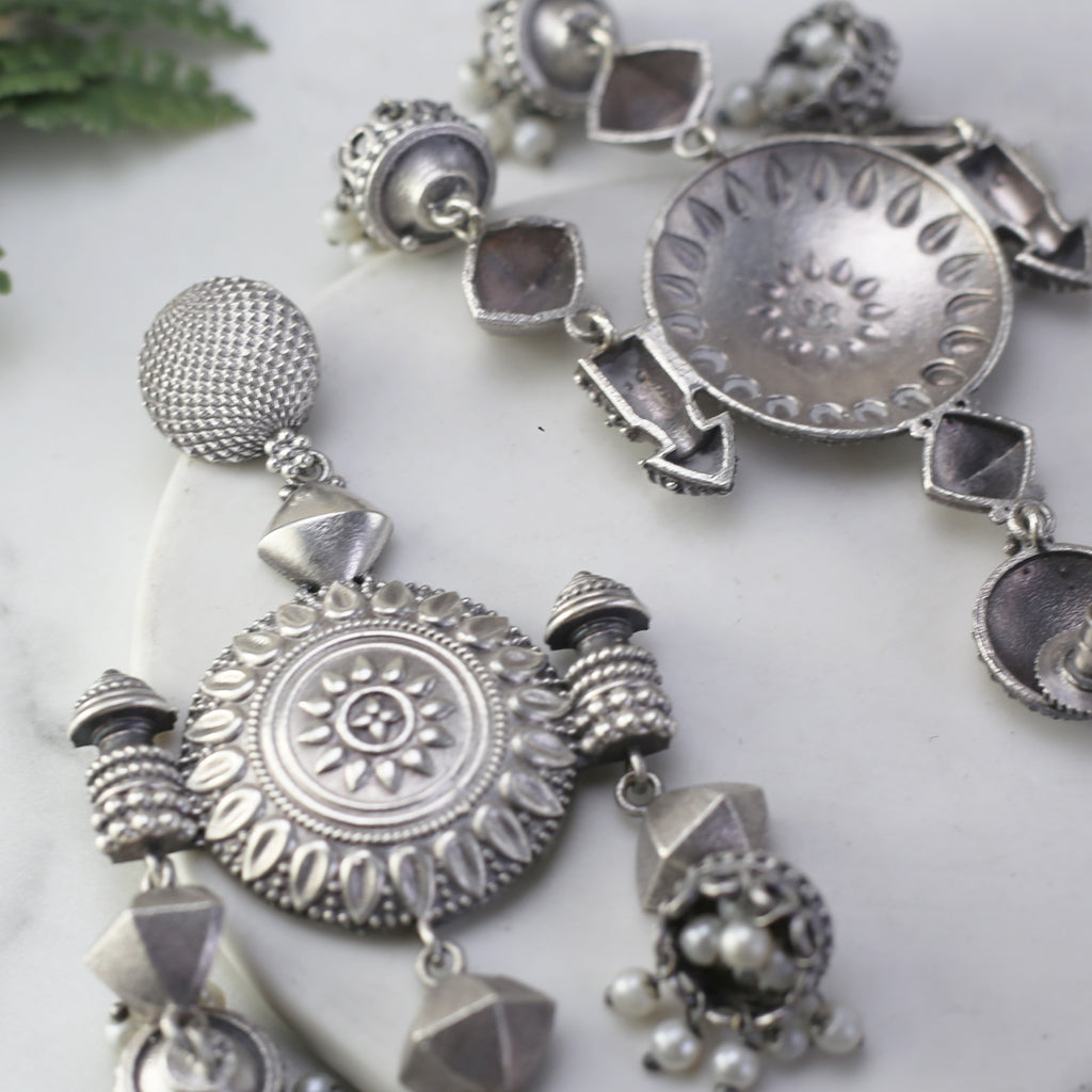 Tribal Long Drop Jhumke I Earring - Rabal
