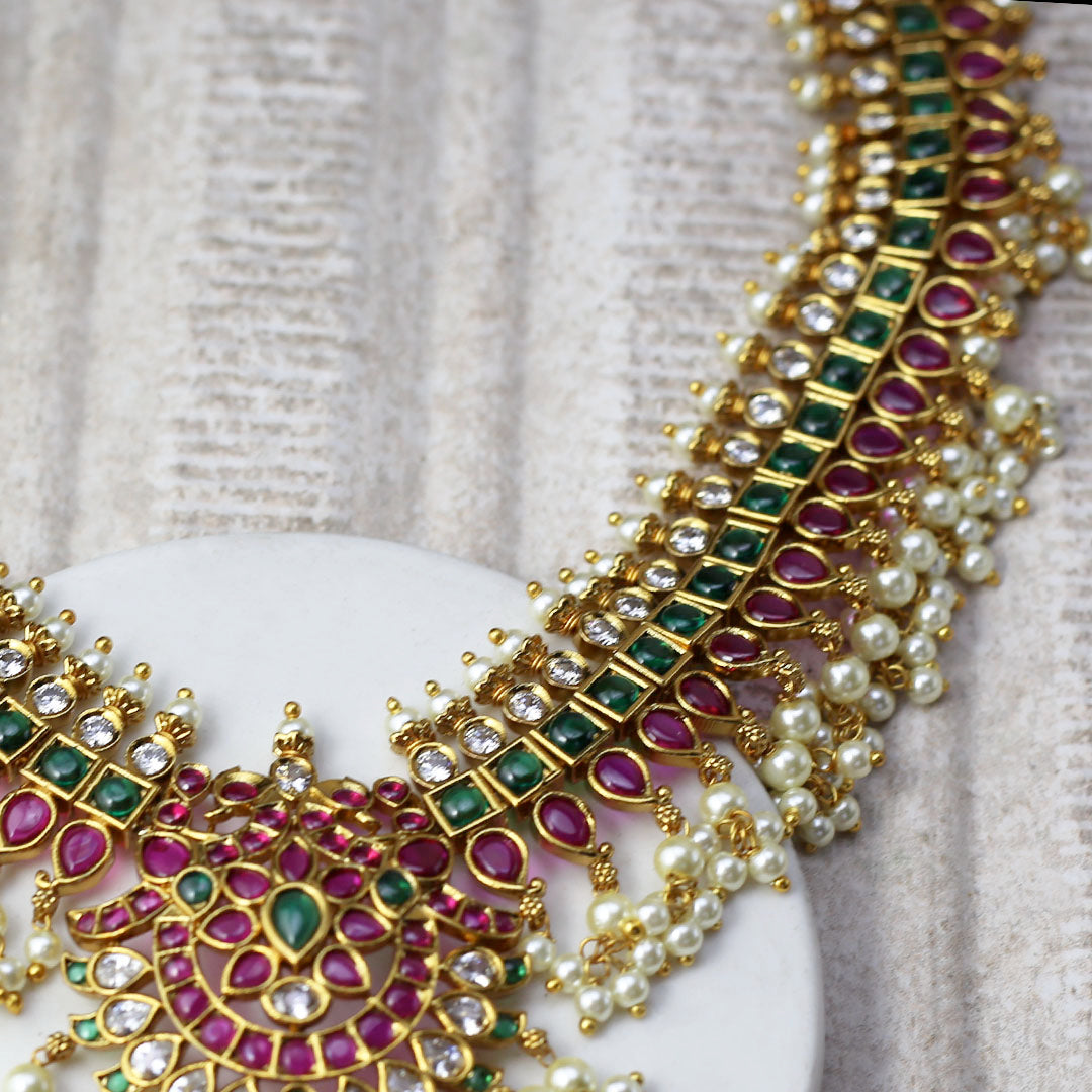 Multicolour Statement Necklace - Rabal