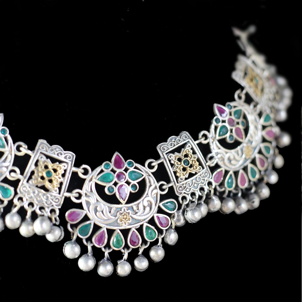 Multicolour Tribal Necklace - Rabal