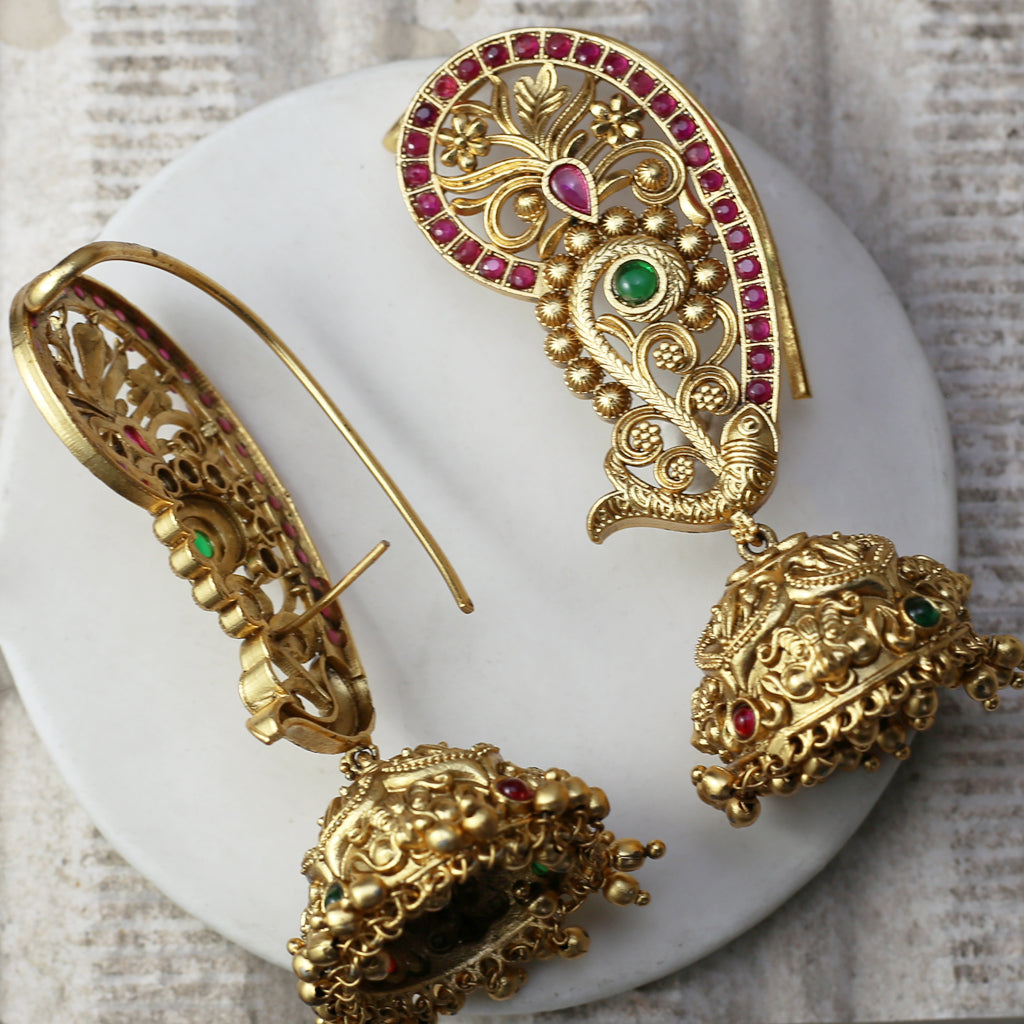 Multicolour Statement Bridal Jhumke I Earring
