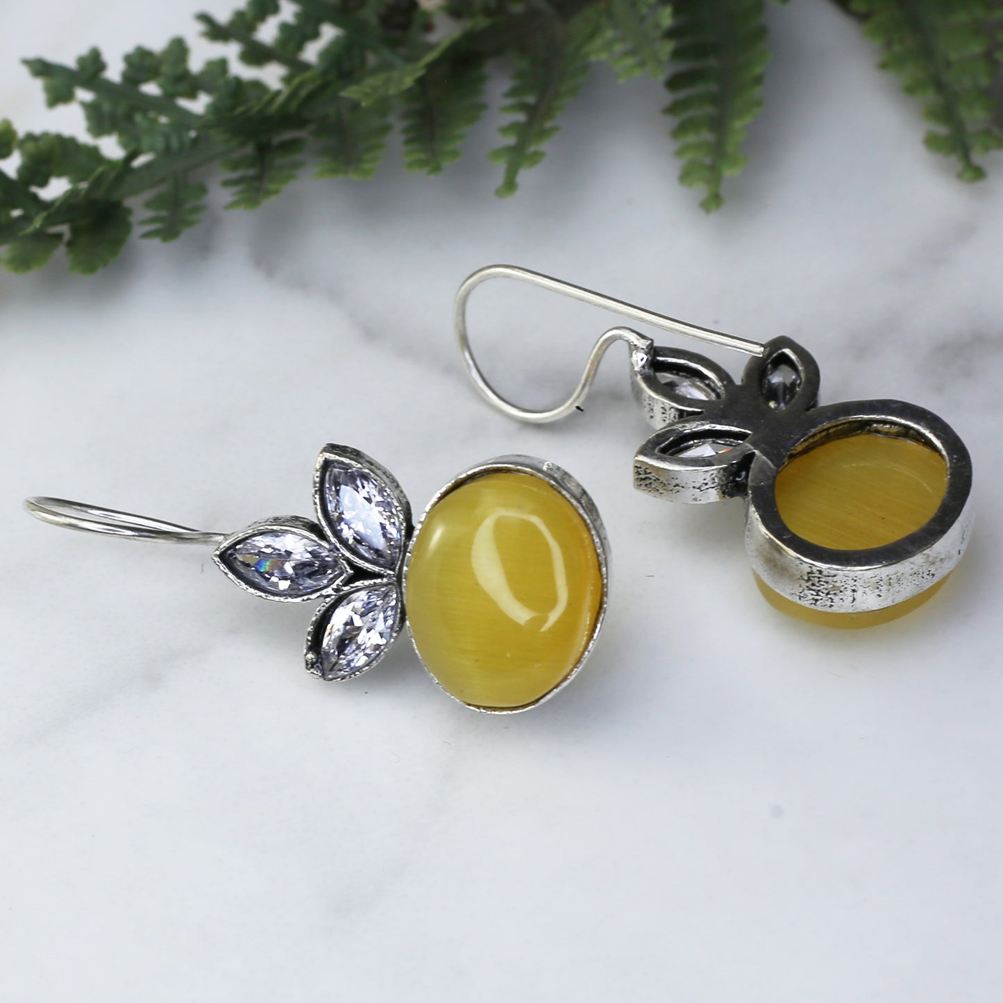 Yellow Hook Drop Earring