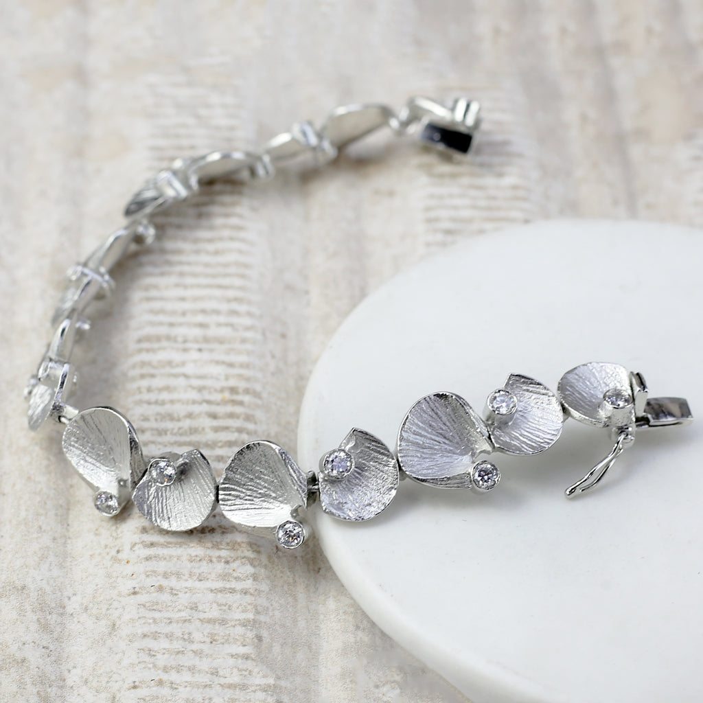 Silver Zircon Bracelet - Rabal