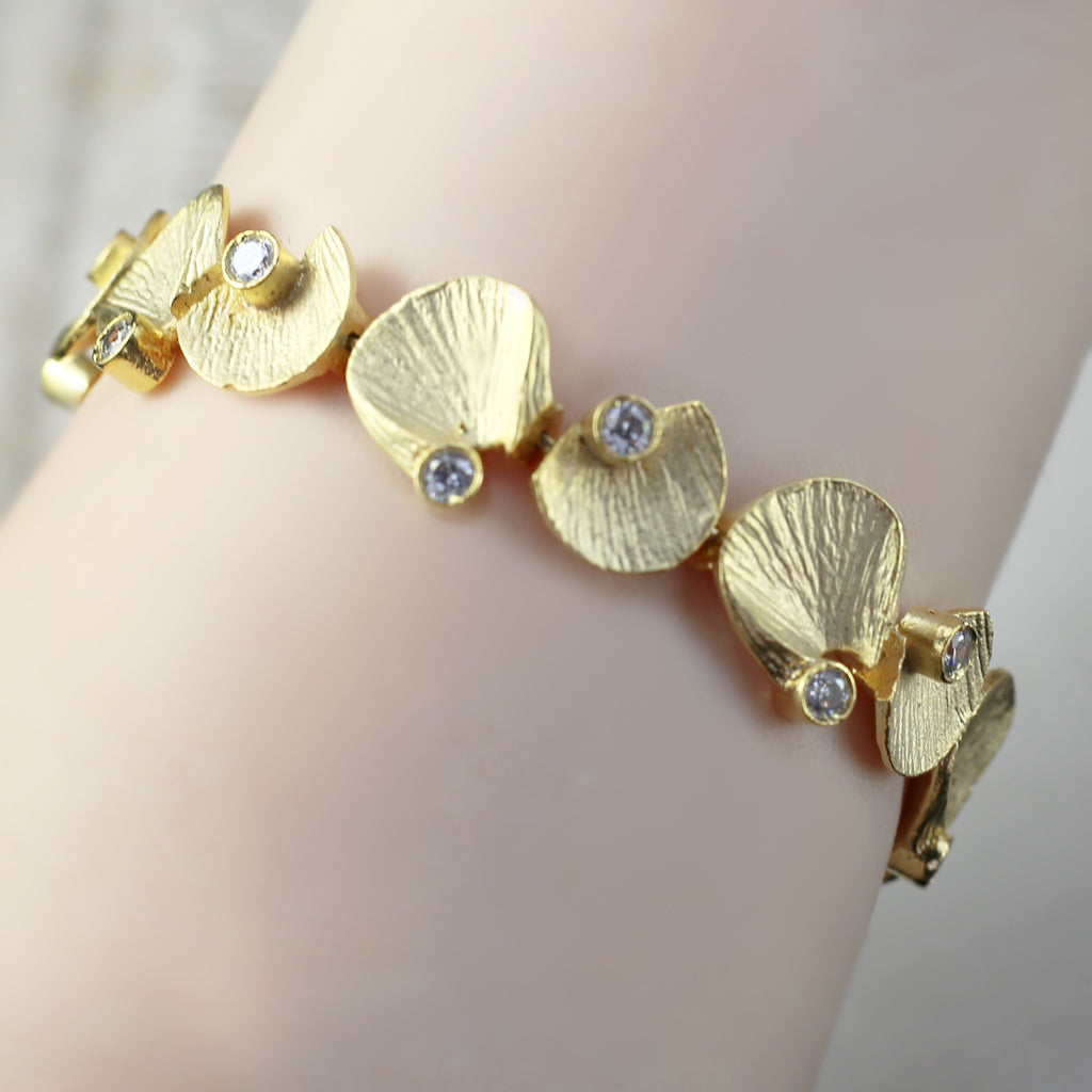 Gold Zircon Bracelet - Rabal