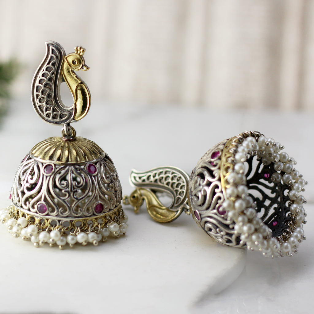 Ruby Statement Big Jhumke I Earring - Rabal