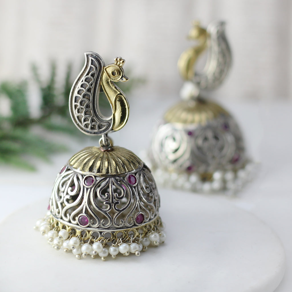 Ruby Statement Big Jhumke I Earring - Rabal
