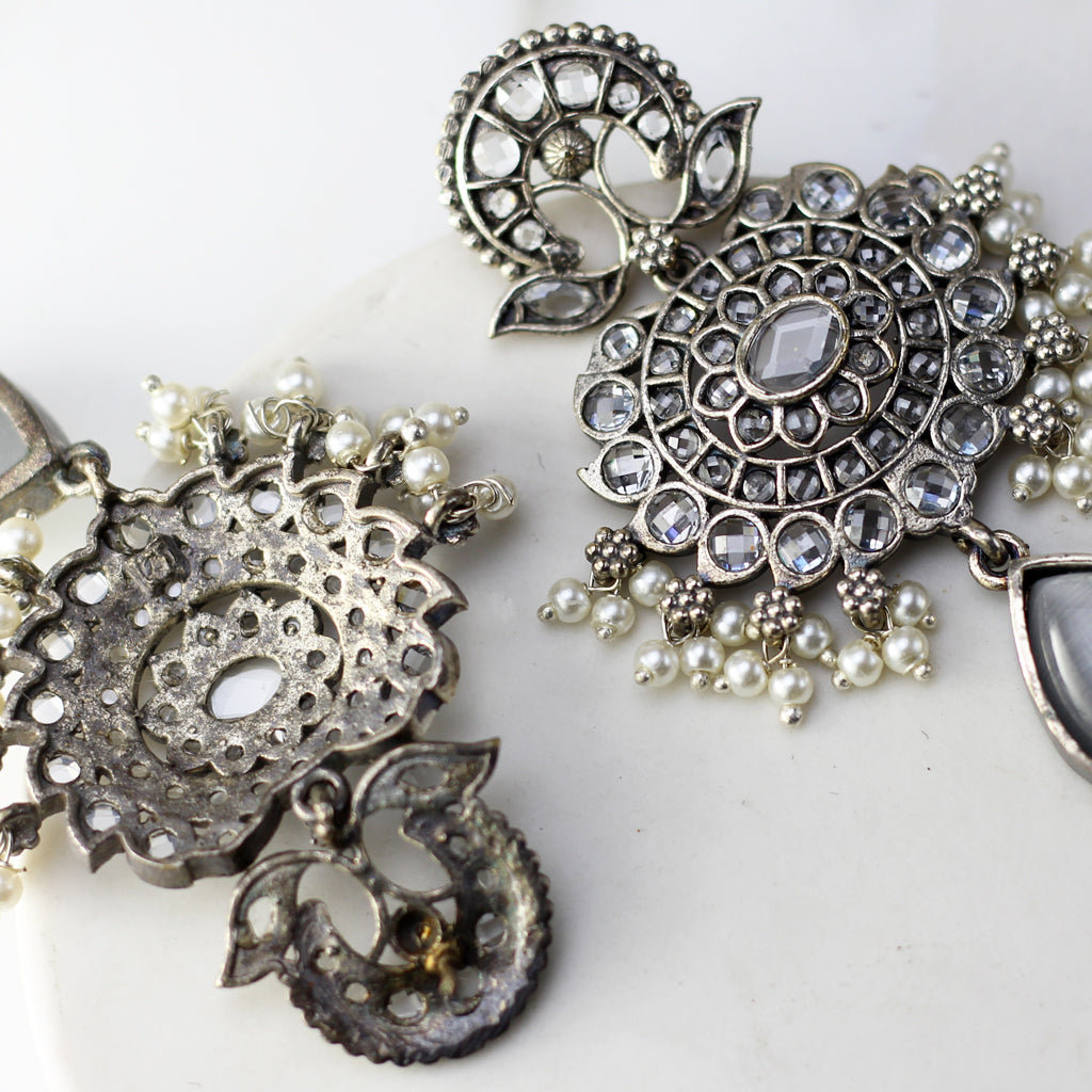 Tribal Pearl Drop Earring - Rabal