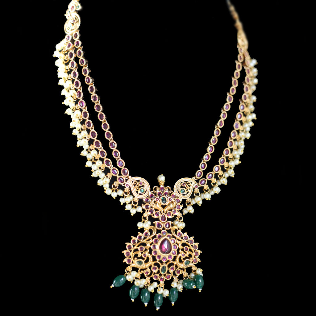 Multicolour Layered Necklace - Rabal