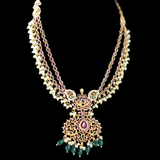 Multicolour Layered Necklace - Rabal