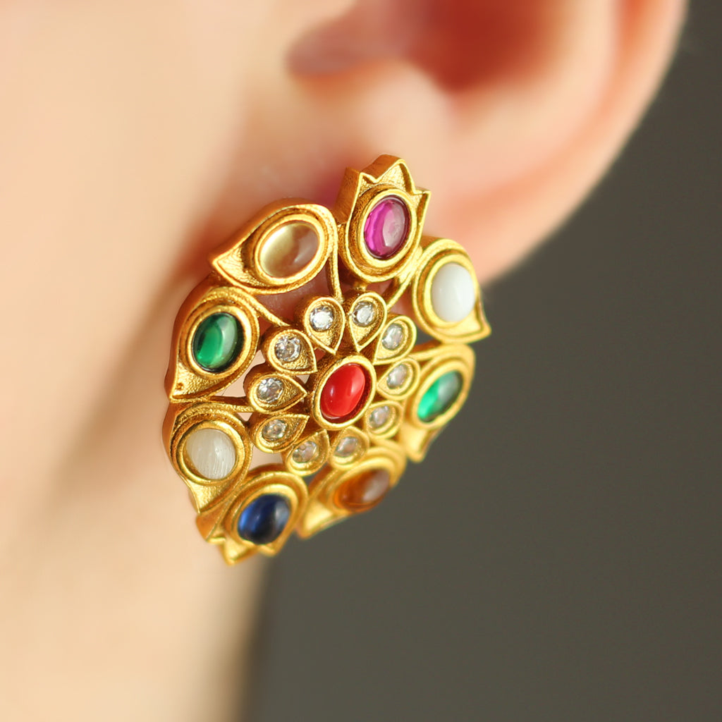 Multicolour Stud Earring