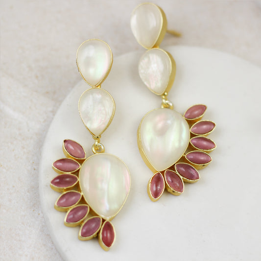 Statement Drop Pearl Earring