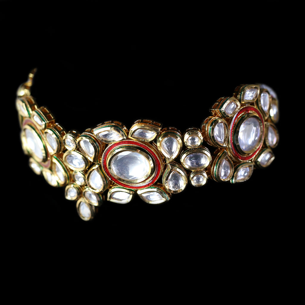 Ruby Kundan Choker I Necklace - Rabal