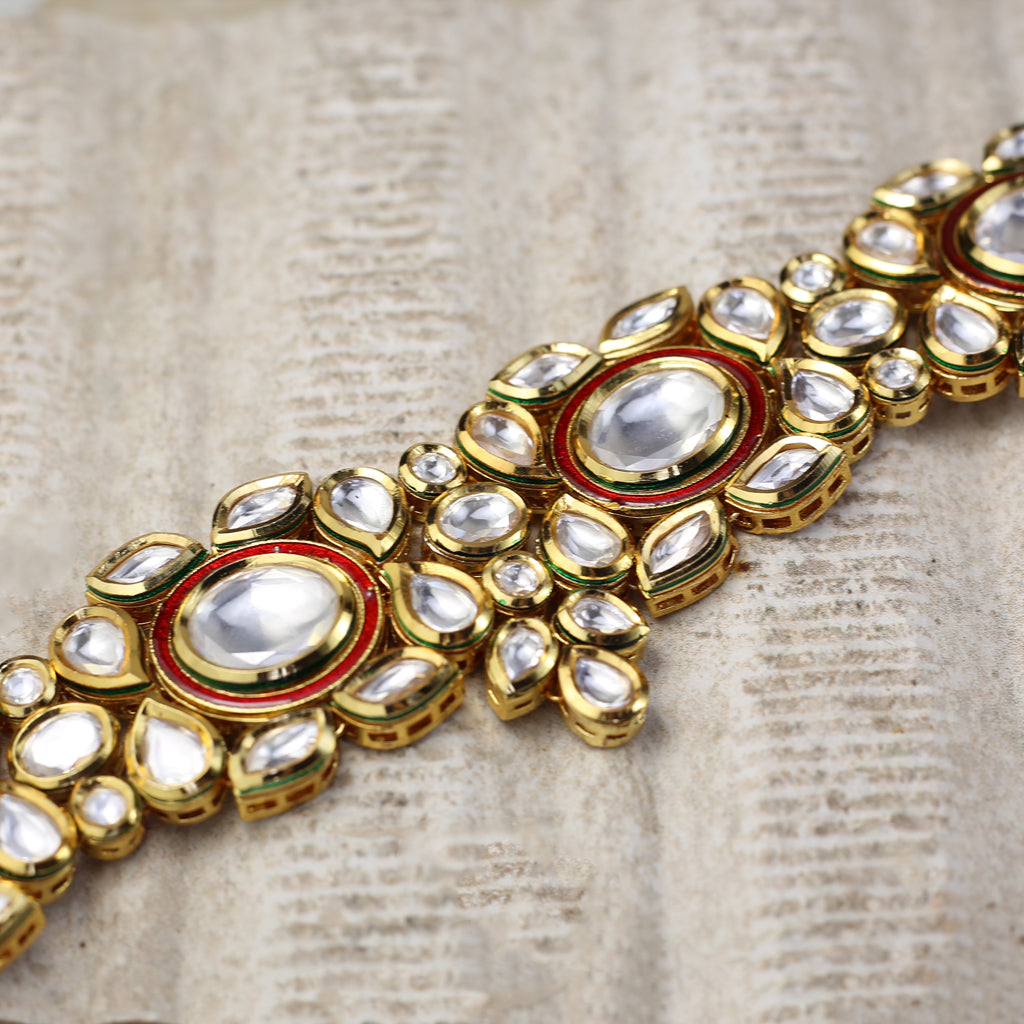 Ruby Kundan Choker I Necklace - Rabal
