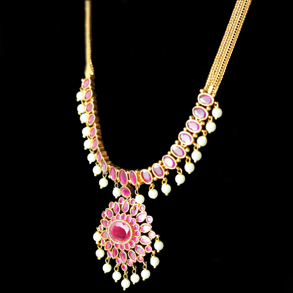 Ruby Flower Mala - Rabal