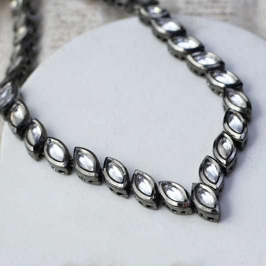 Black Kundan Necklace - Rabal