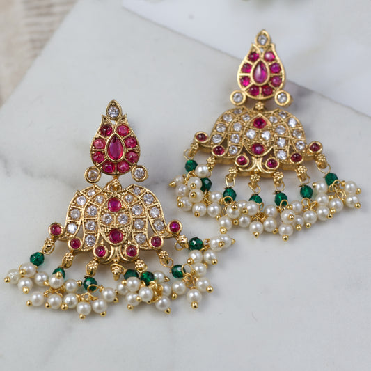 Multicolour Drop Earring