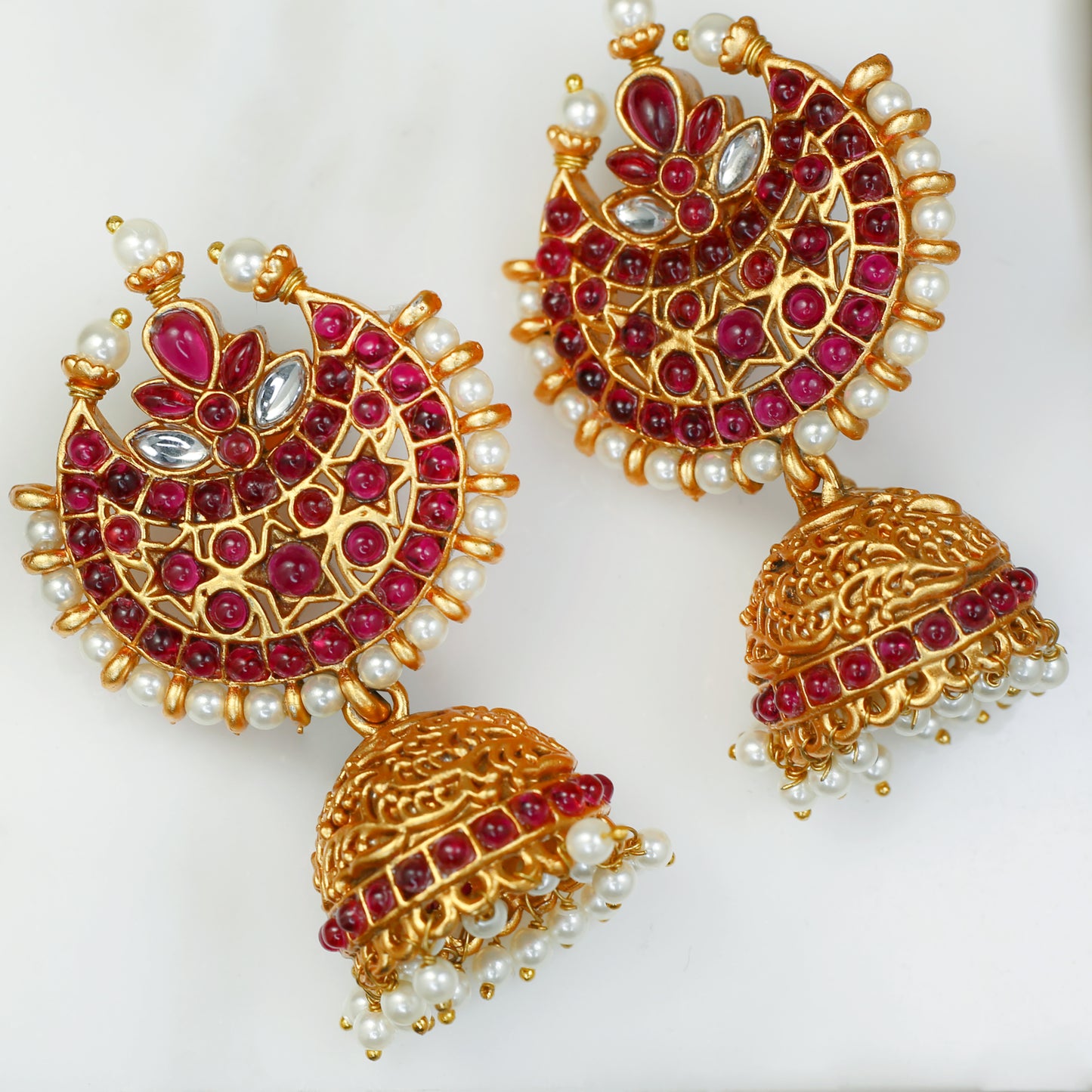 Ruby Statement Jhumke I Earring