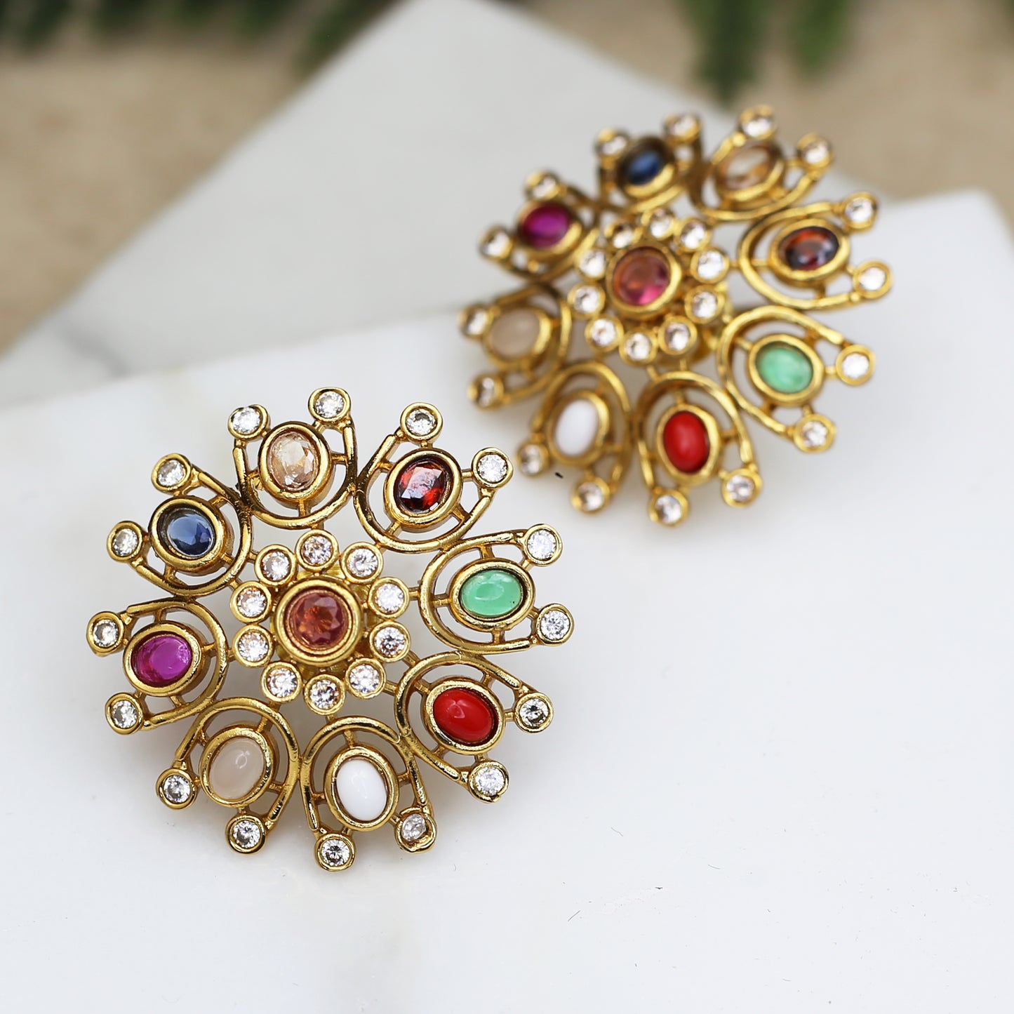 Multicolour Stud Earring