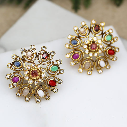 Multicolour Stud Earring