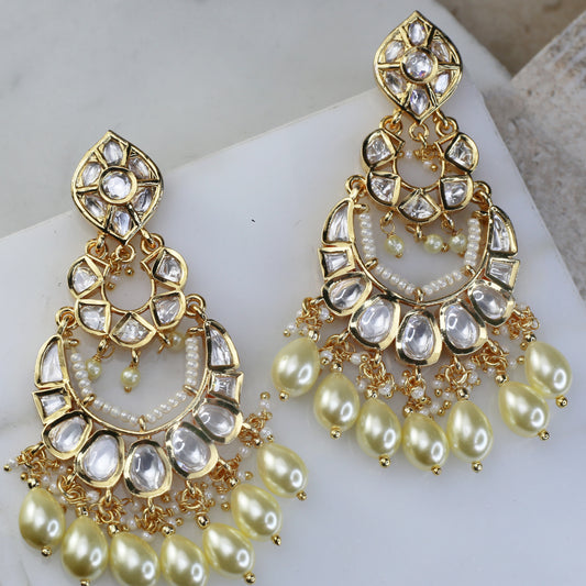 Kundan Statement Drop Earring