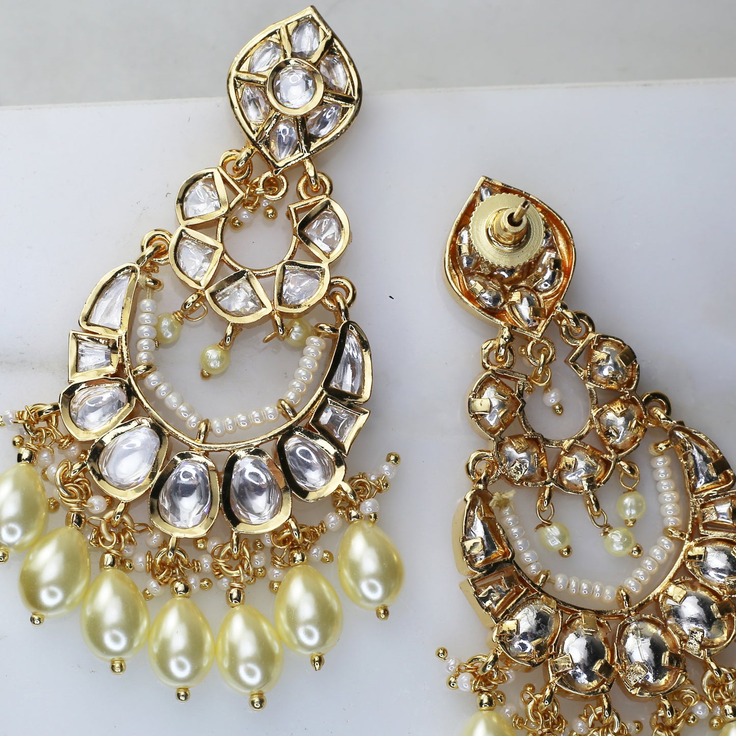 Kundan Statement Drop Earring