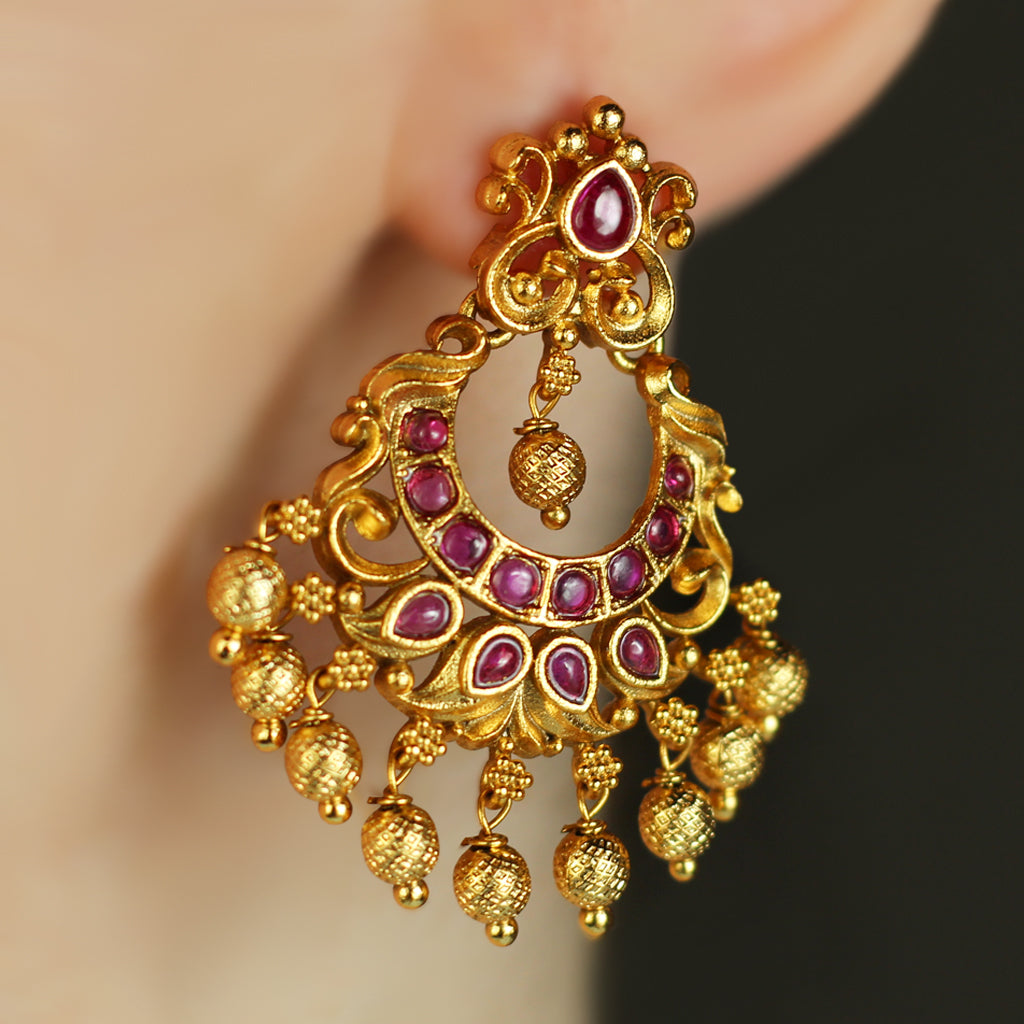 Ruby Traditional Drop Earring