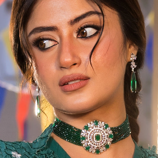 Butterfly Emerald Drop Earring - Rabal